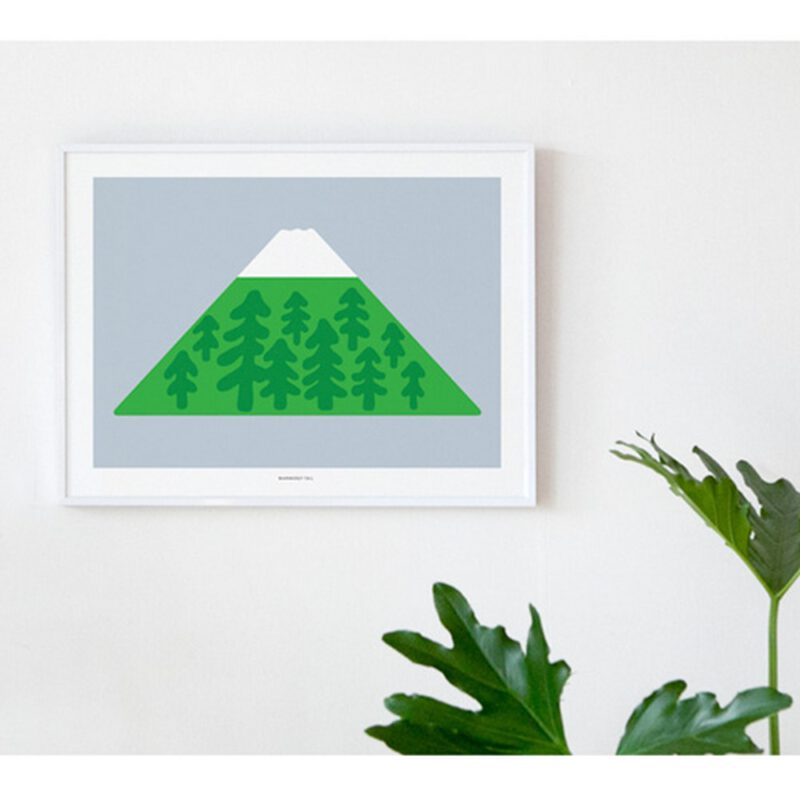 ArtPrint - Snow Peak Light Blue